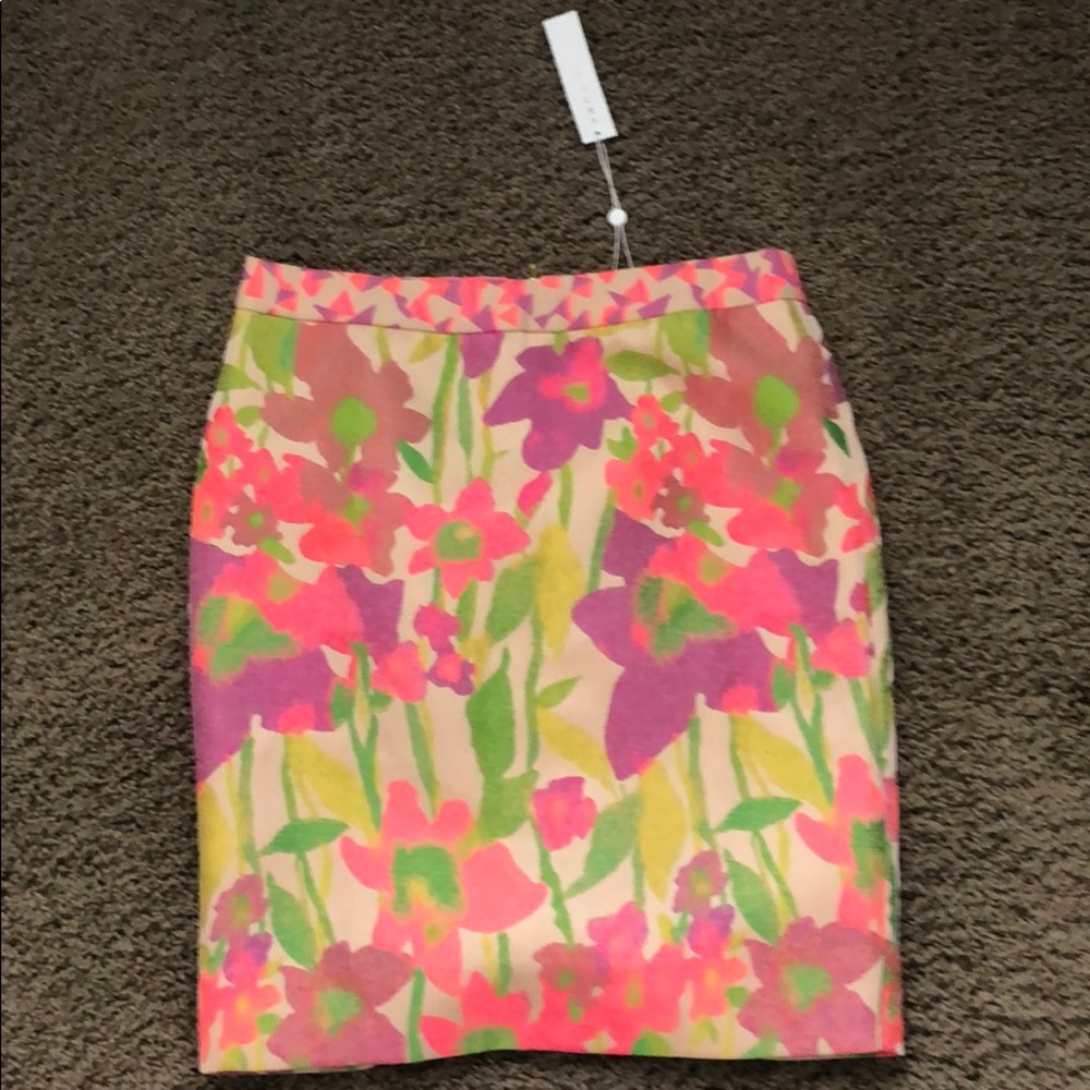 Trina Turk bright floral skirt